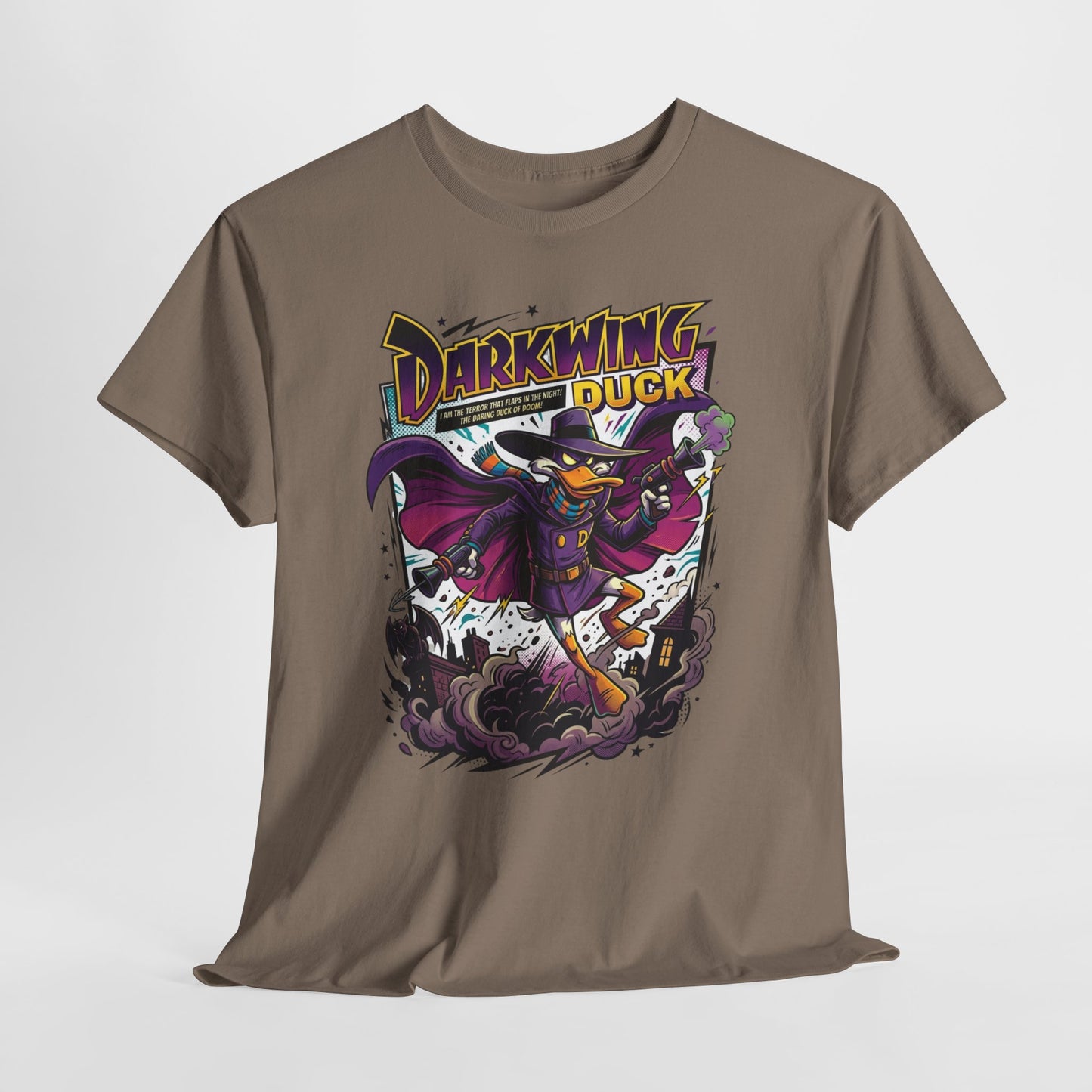 Darkwing Duck Graphic Tee — Retro Cartoon Superhero Shirt