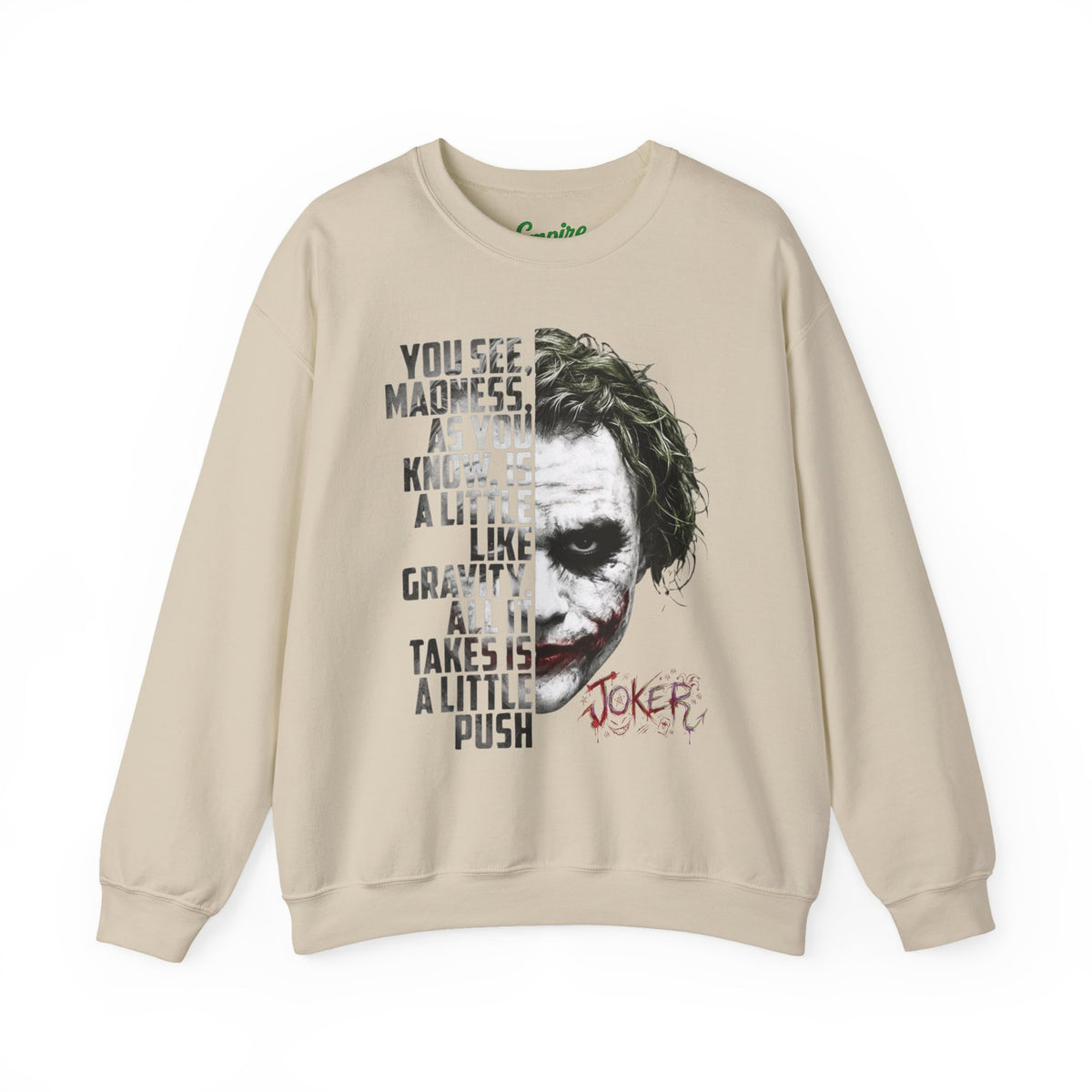 The Clown "You See Madness" Graphic Pullover Sweatshirt
