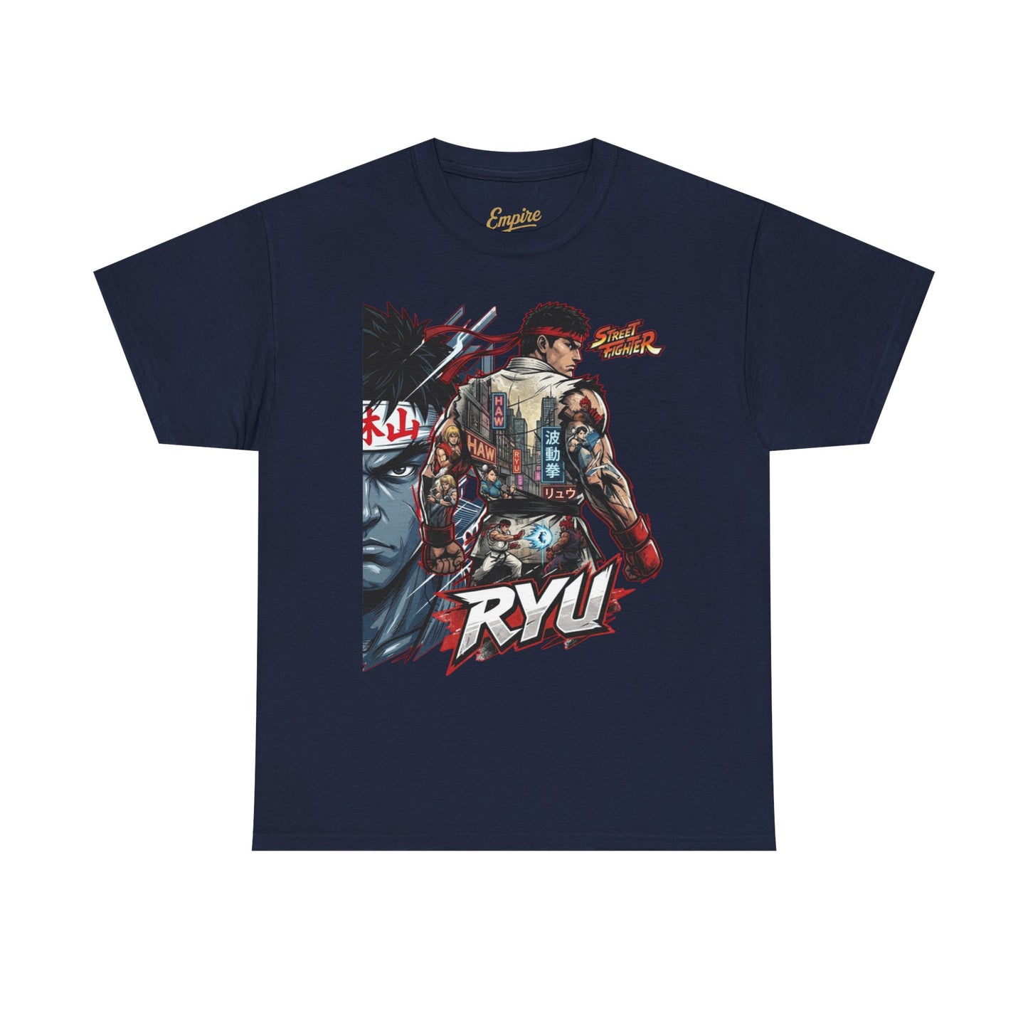 Ryu Street Fighter Graphic Tee — Vintage Fighter Art T-Shirt