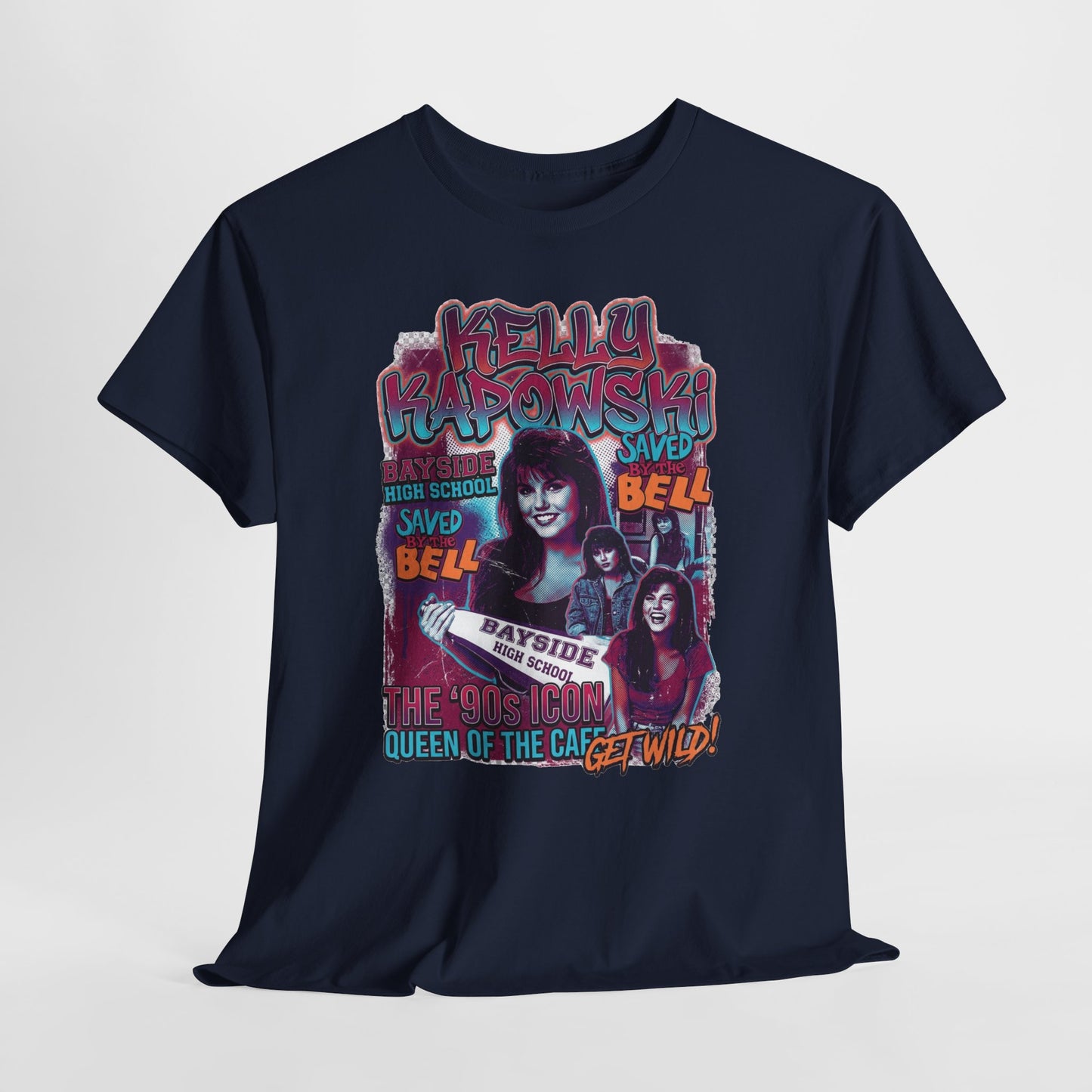 Retro ‘Saved by the Bell’ Kelly Kapowski Graphic Tee — Vintage 90s TV School Spirit T-Shirt