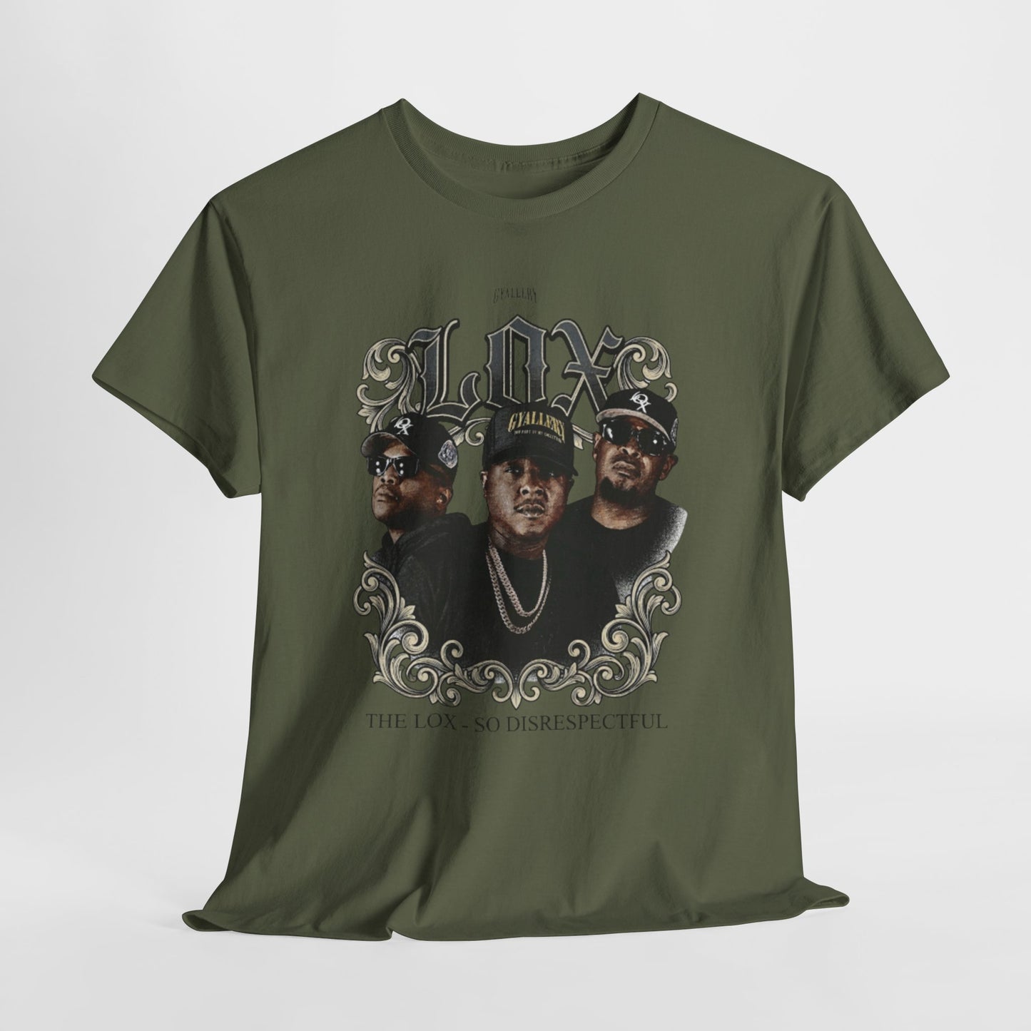 The Lox Graphic Tee Vintage Hip-Hop Portrait T-Shirt