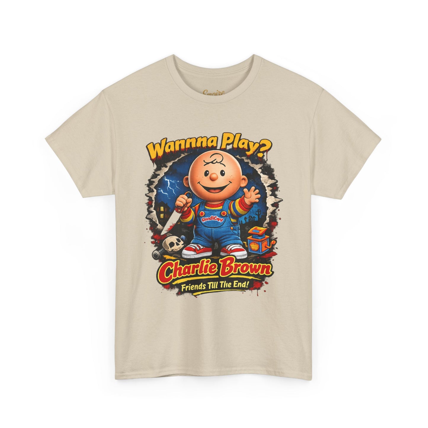 Charlie Brown "Wanna Play?" Graphic Tee