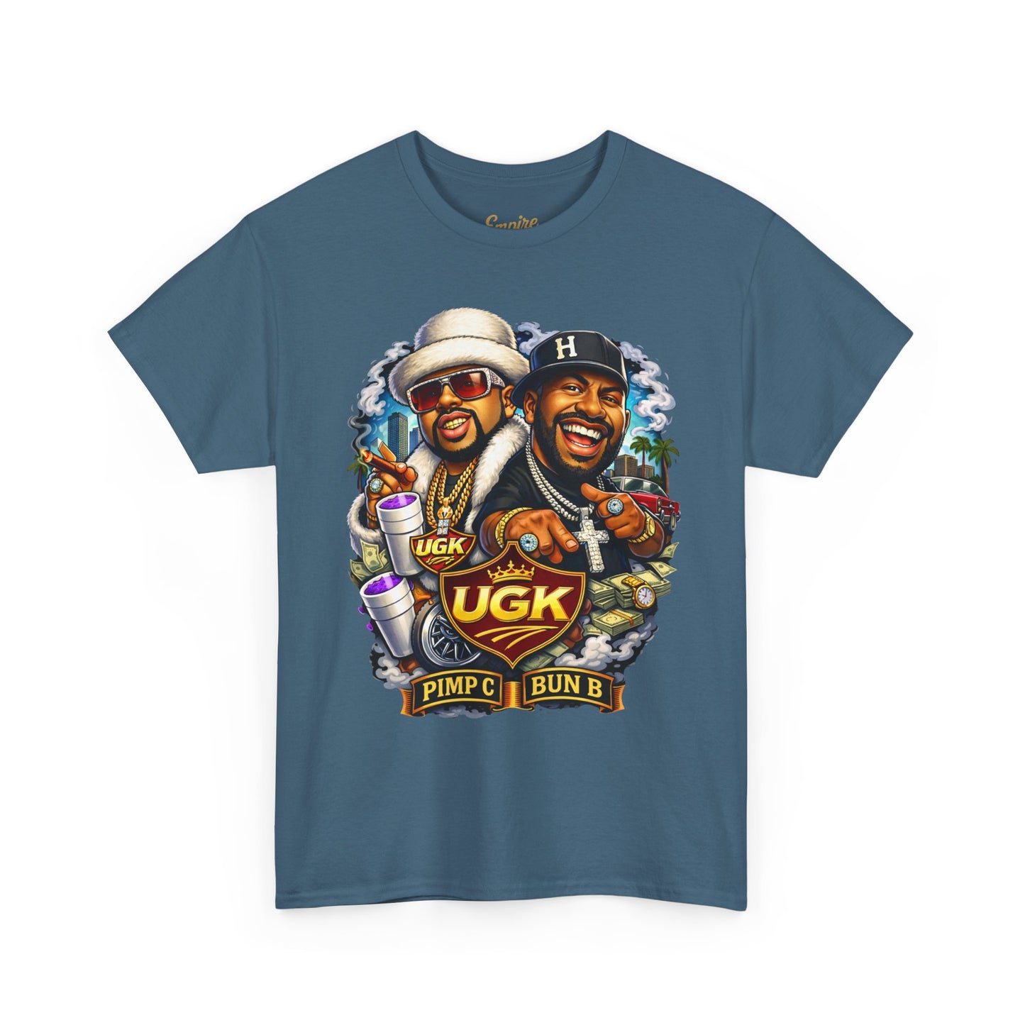 UGK Pimp & Bun B Graphic T-Shirt — Retro Hip Hop Tribute Tee
