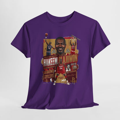 Basketball Legend Graphic Tee — Hakeem Olajuwon Tribute