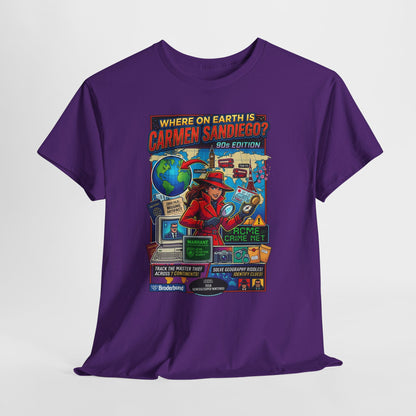 Carmen Sandiego Retro Game Poster T-Shirt