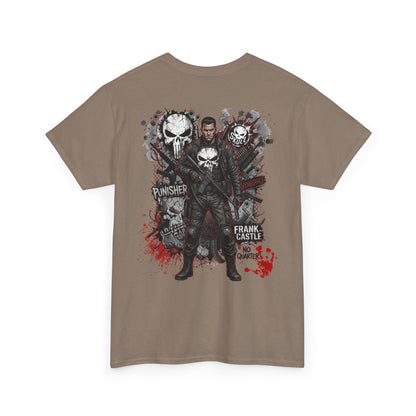 Punisher Graphic Tee — Frank Castle Skull Art Backprint