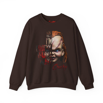 Chucky "Hi, I'm Chucky. Wanna Play?" Crewneck Sweatshirt
