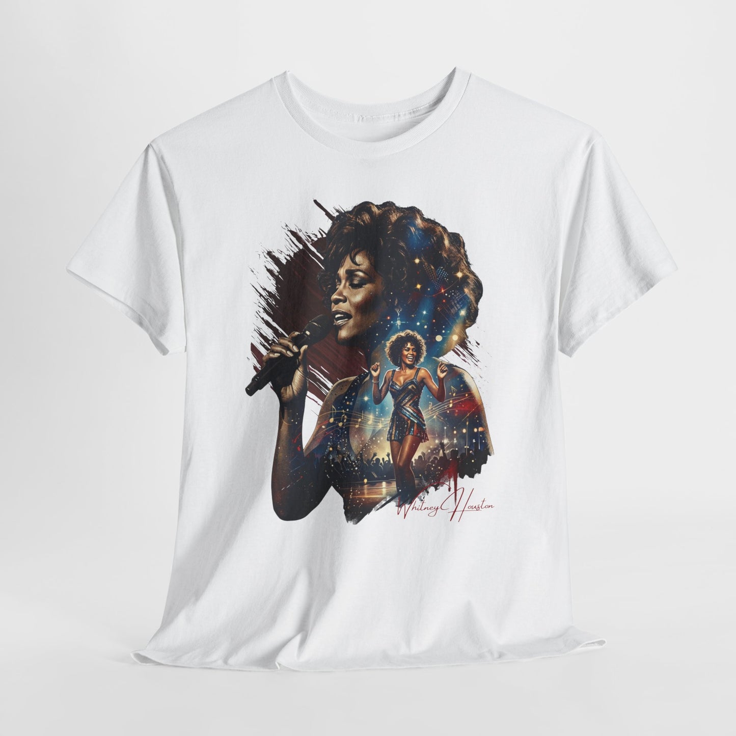 Whitney Houston Tribute Unisex Heavy Cotton Tee
