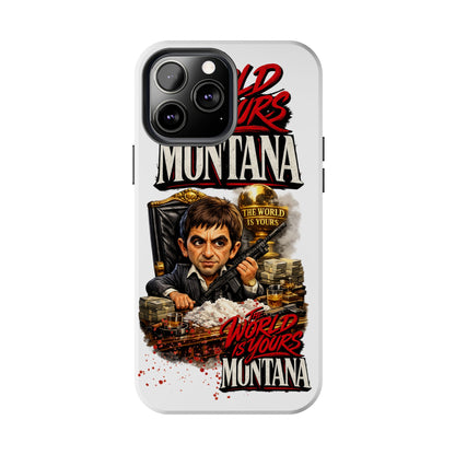 Tony Montana "The World Is Yours" Vintage Caricature Tough Phone Case