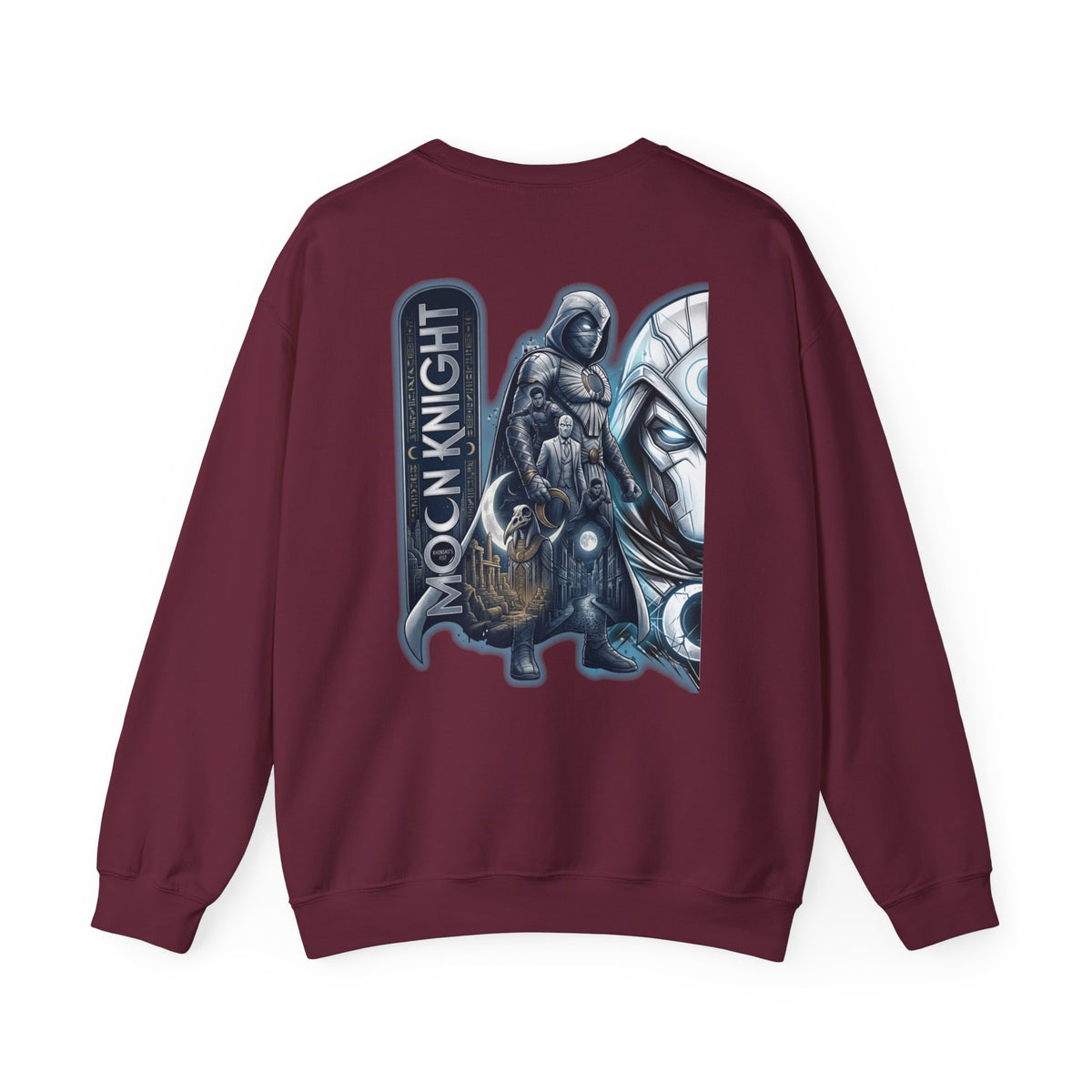 Moon Knight Graphic Sweatshirt — Vintage Comic-Inspired Crewneck