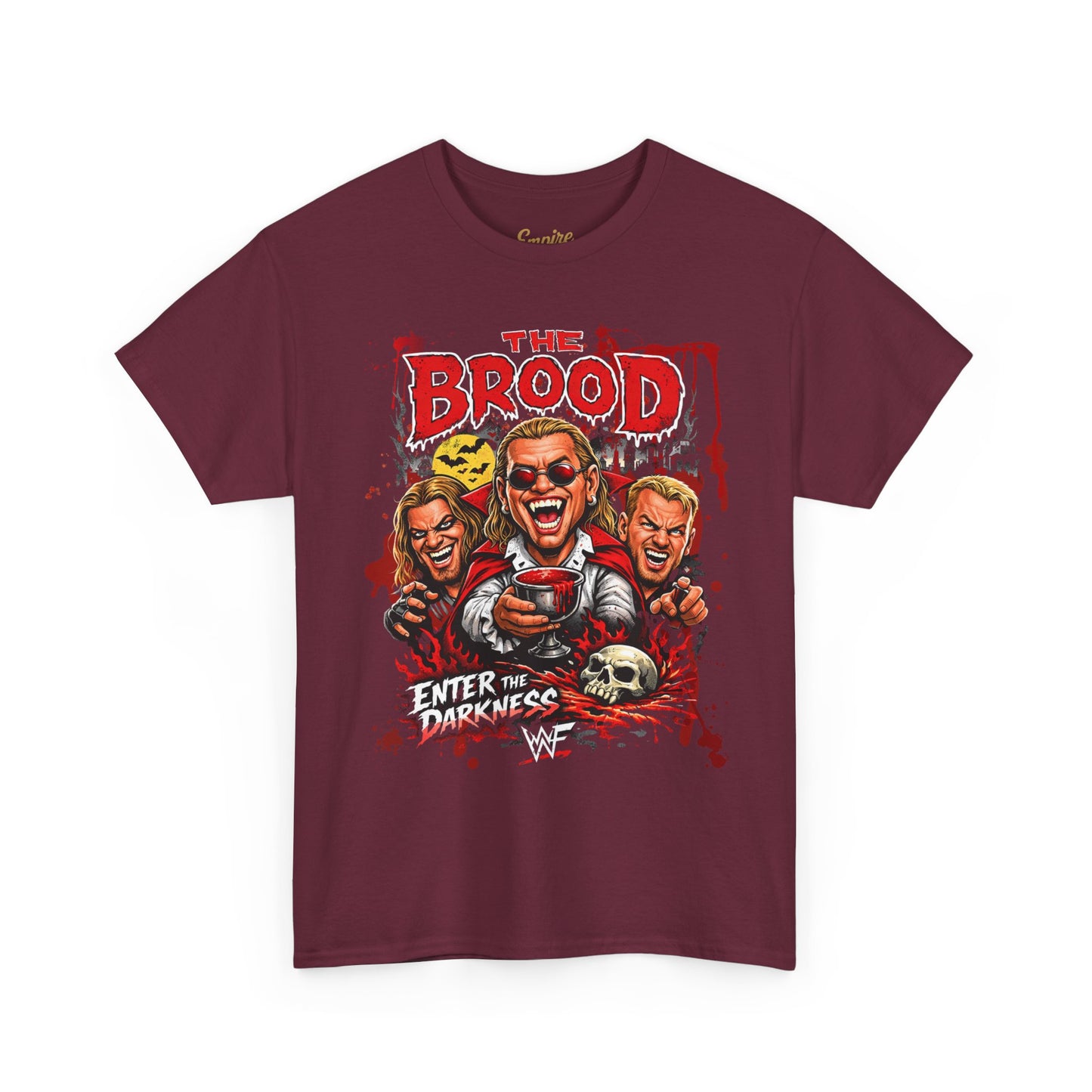 The Brood Horror Band Tee — “Enter the Darkness” Graphic T-Shirt