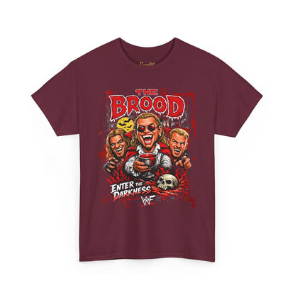 The Brood Horror Band Tee — “Enter the Darkness” Graphic T-Shirt