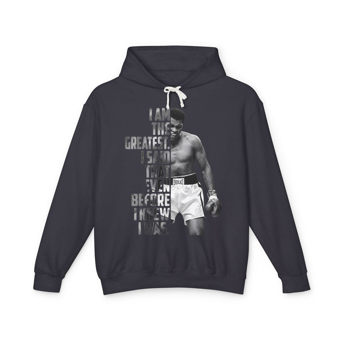 Boxing Champion 'I Am The Greatest' Hoodie - Vintage Boxing Quote Sweatshirt