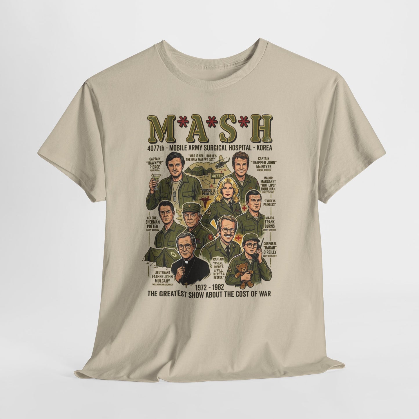 MASH TV Cast Graphic Tee