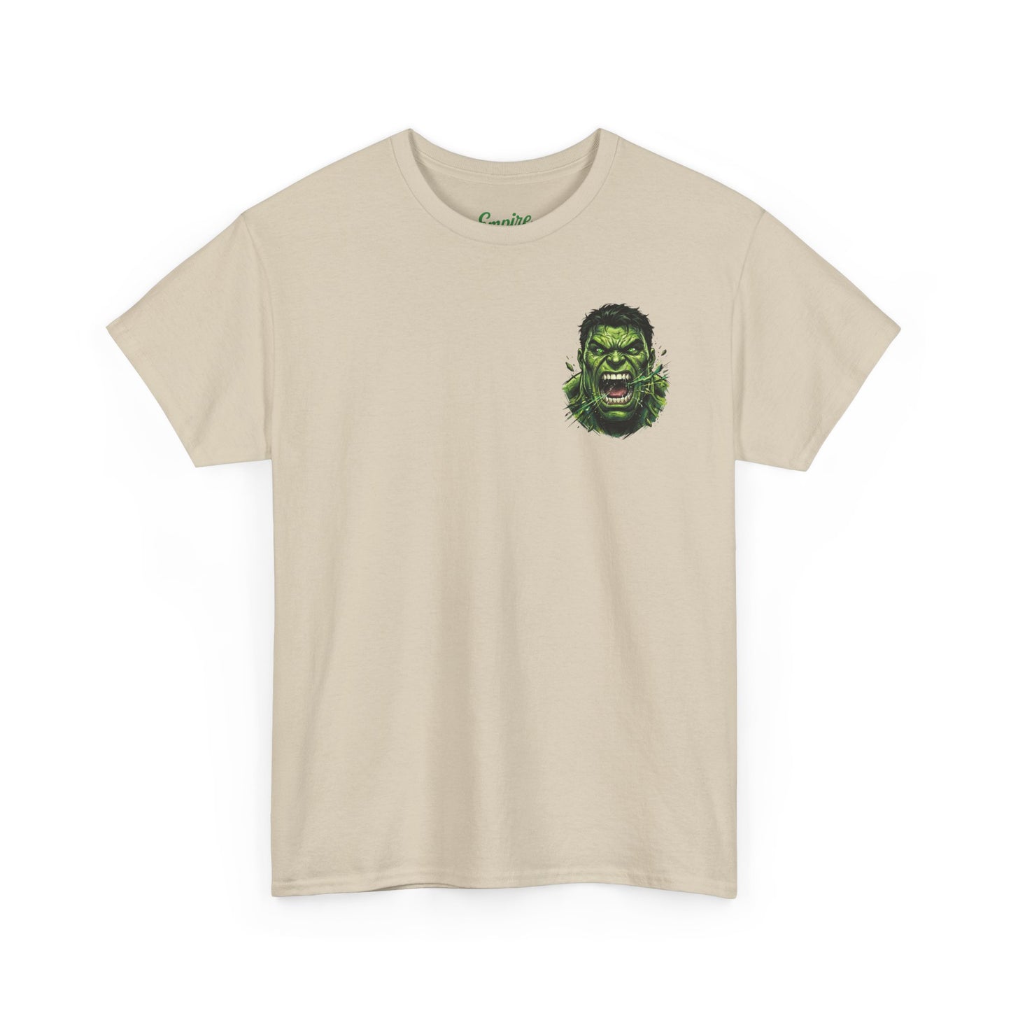 Hulk Graphic Tee — Bruce Banner Movie Poster Back Print