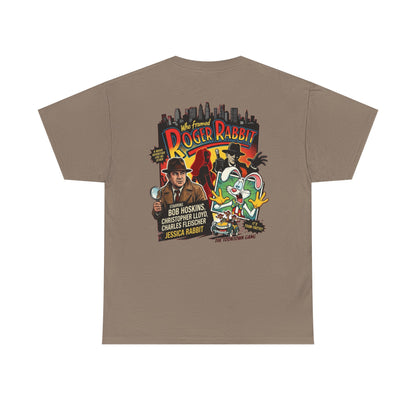 Who Framed Roger Rabbit Poster Tee — Retro Movie Graphic T-Shirt