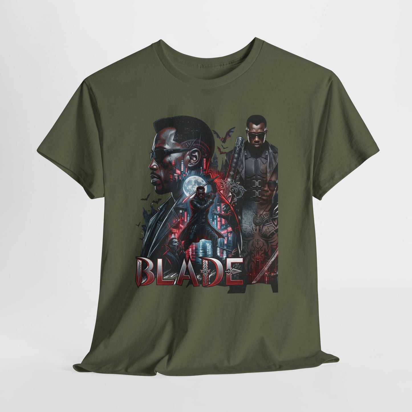 Blade Movie Graphic Tee — Vampire Hunter Retro Poster T-Shirt