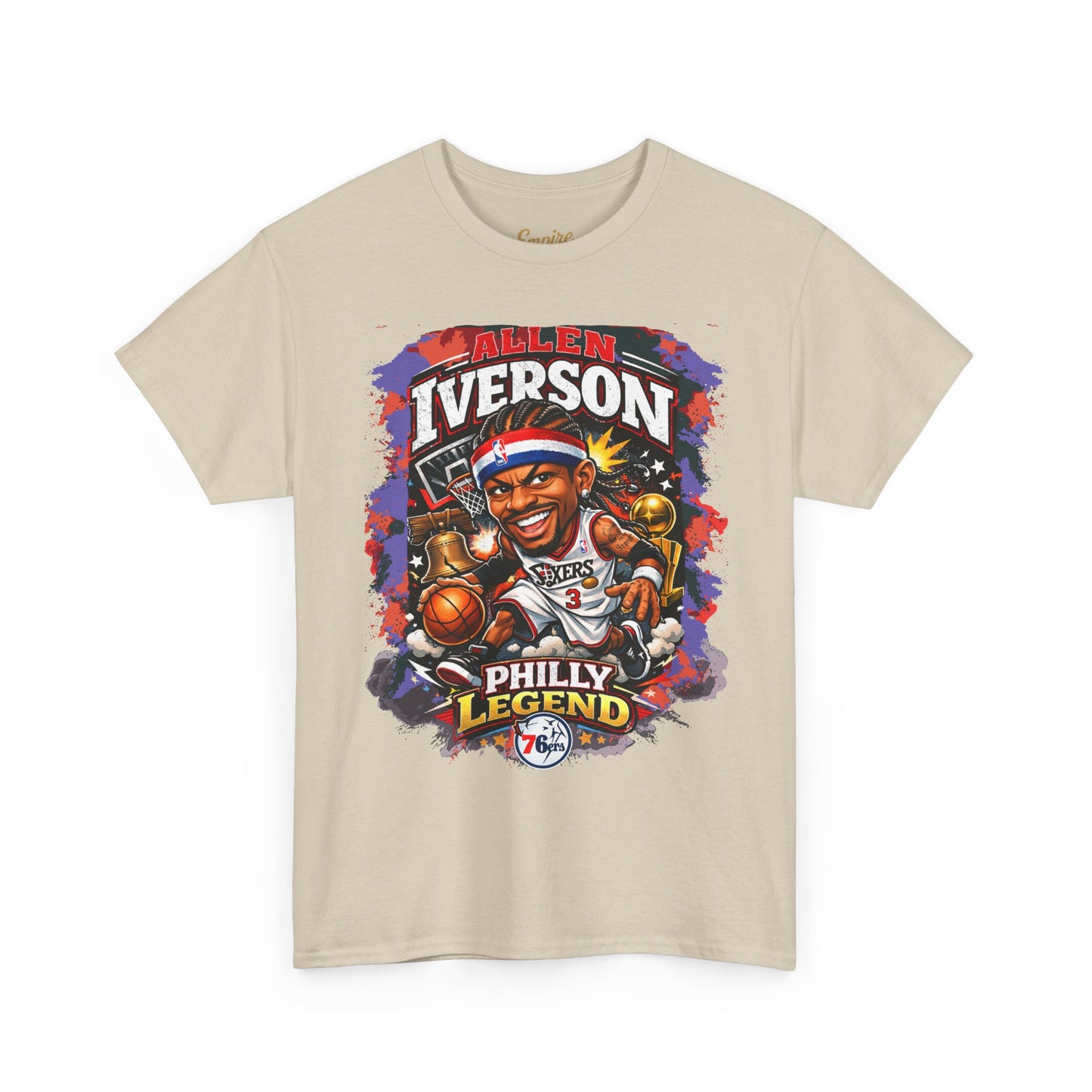 Philly Legend Basketball Tee — Iverson Retro Graphic Shirt