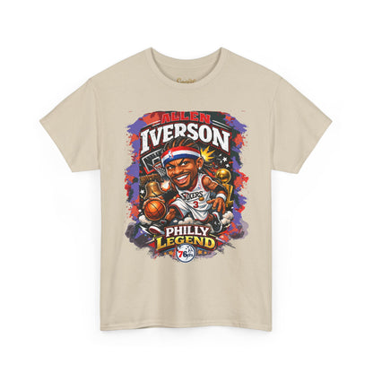 Philly Legend Basketball Tee — Iverson Retro Graphic Shirt