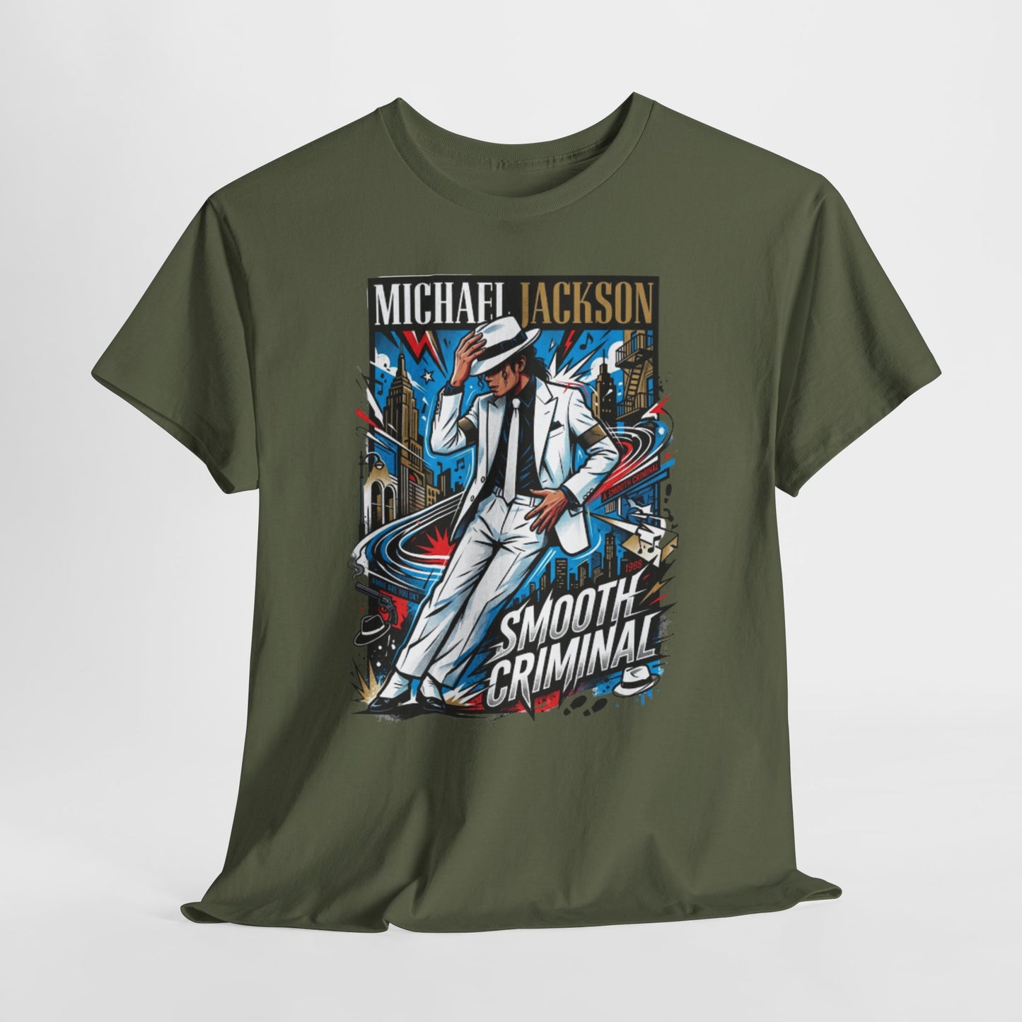 MJ "Smooth Criminal" Graphic Tee - Retro Pop Art Music T-Shirt