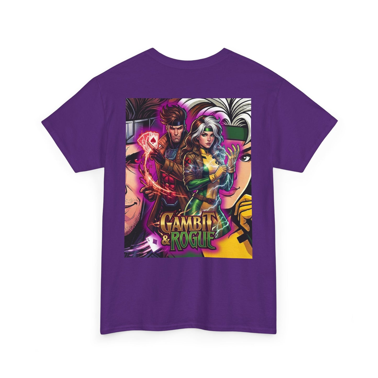 Gambit & Rogue Comic Art T‑Shirt