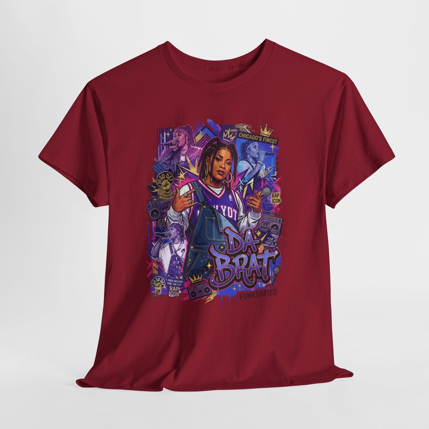 Da Brat 'You the Goat' Graphic Tee — Retro Hip-Hop Portrait Shirt