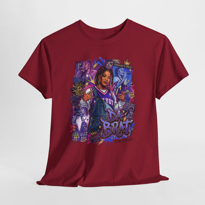 Da Brat 'You the Goat' Graphic Tee — Retro Hip-Hop Portrait Shirt