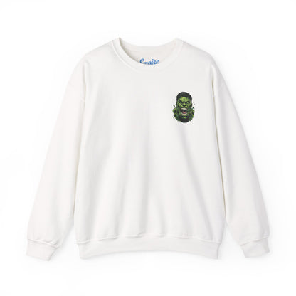 Hulk Graphic Crewneck Sweatshirt — Bruce Banner Movie Poster Design