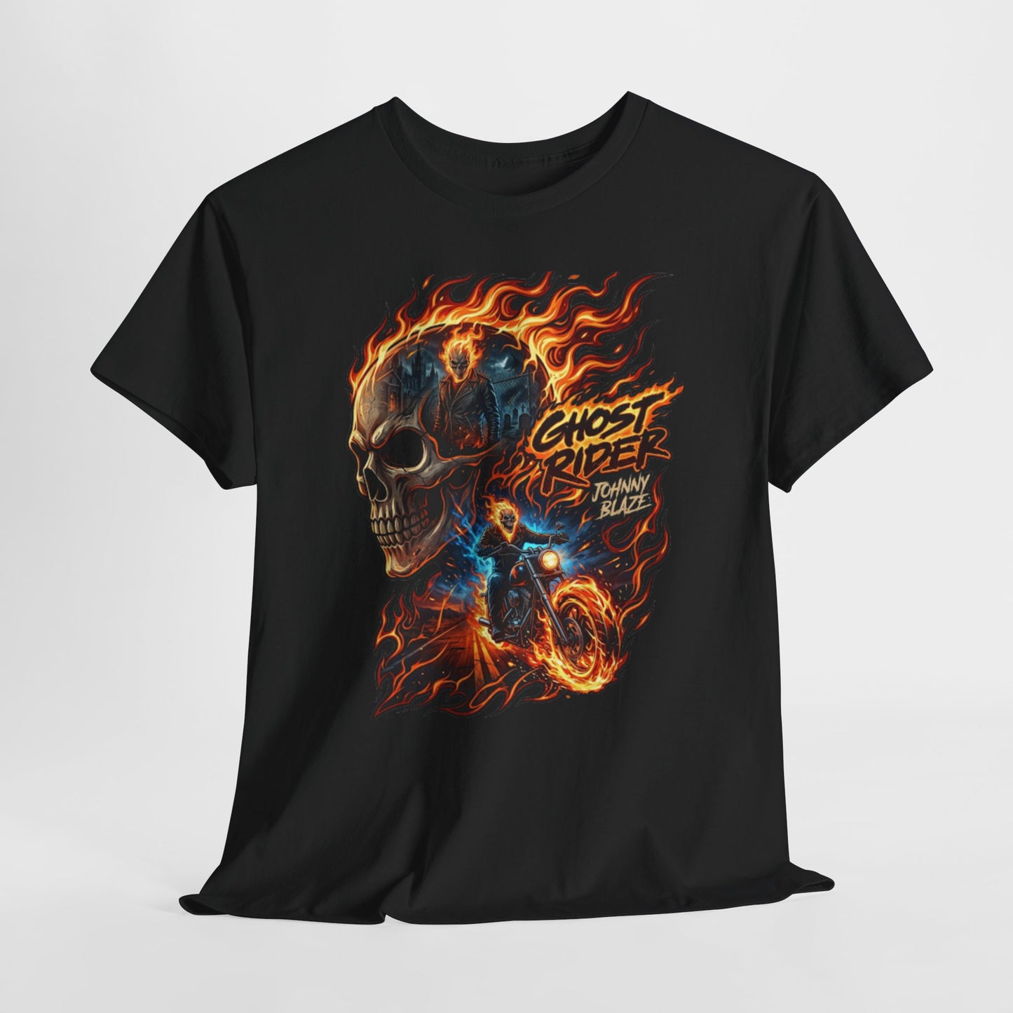 Ghost Rider Flame Skull T-Shirt