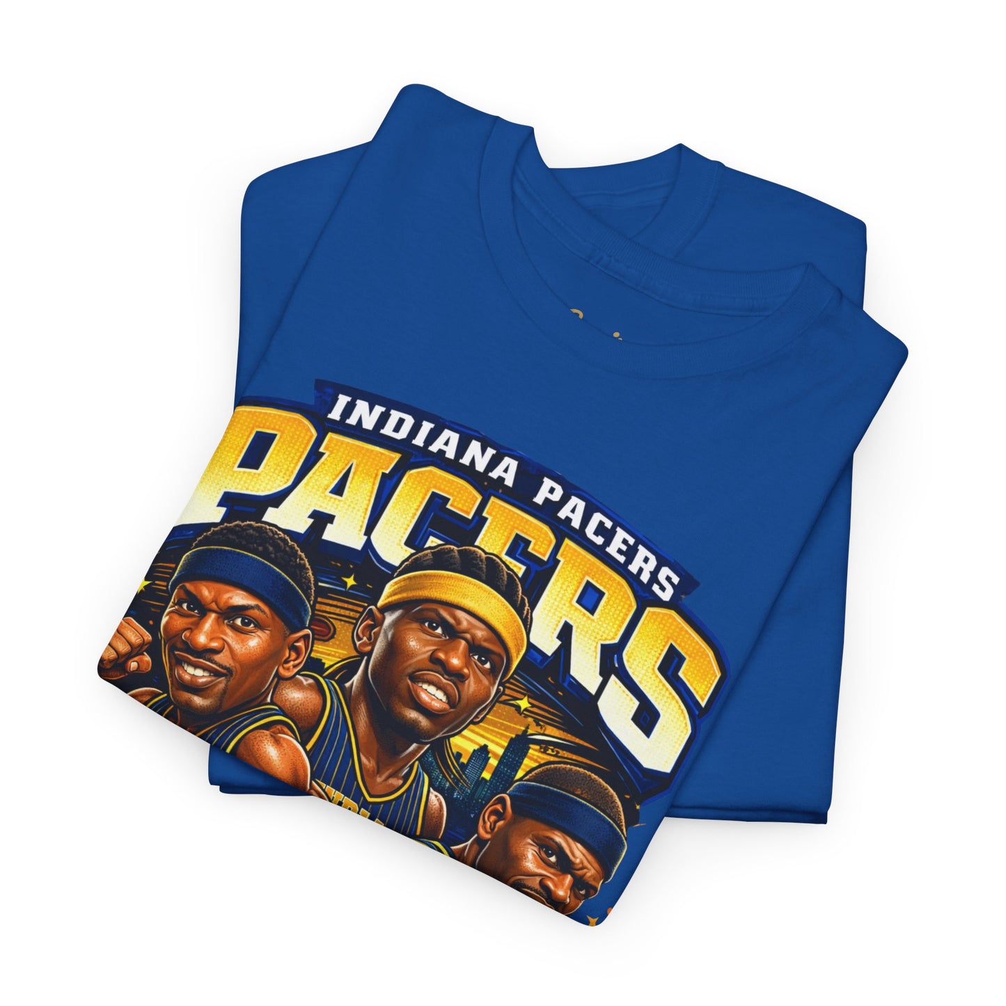 Indiana Pacers Vintage Players Graphic Tee — "Pacers" O'Neal & Jackson Tribute