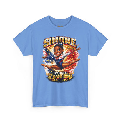 Simone Champion Gymnastics T-Shirt — "Fly Like a Champion" Tribute Tee