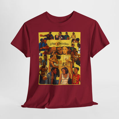 Love & Basketball Tee - Casual Style, Gift for Sports Lovers, Unique Graphic Shirt, Everyday Wear, Movie Inspired Apparel