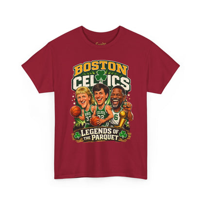 Boston Celtics "Legends of the Parquet" Tee - Retro Basketball Fan Shirt