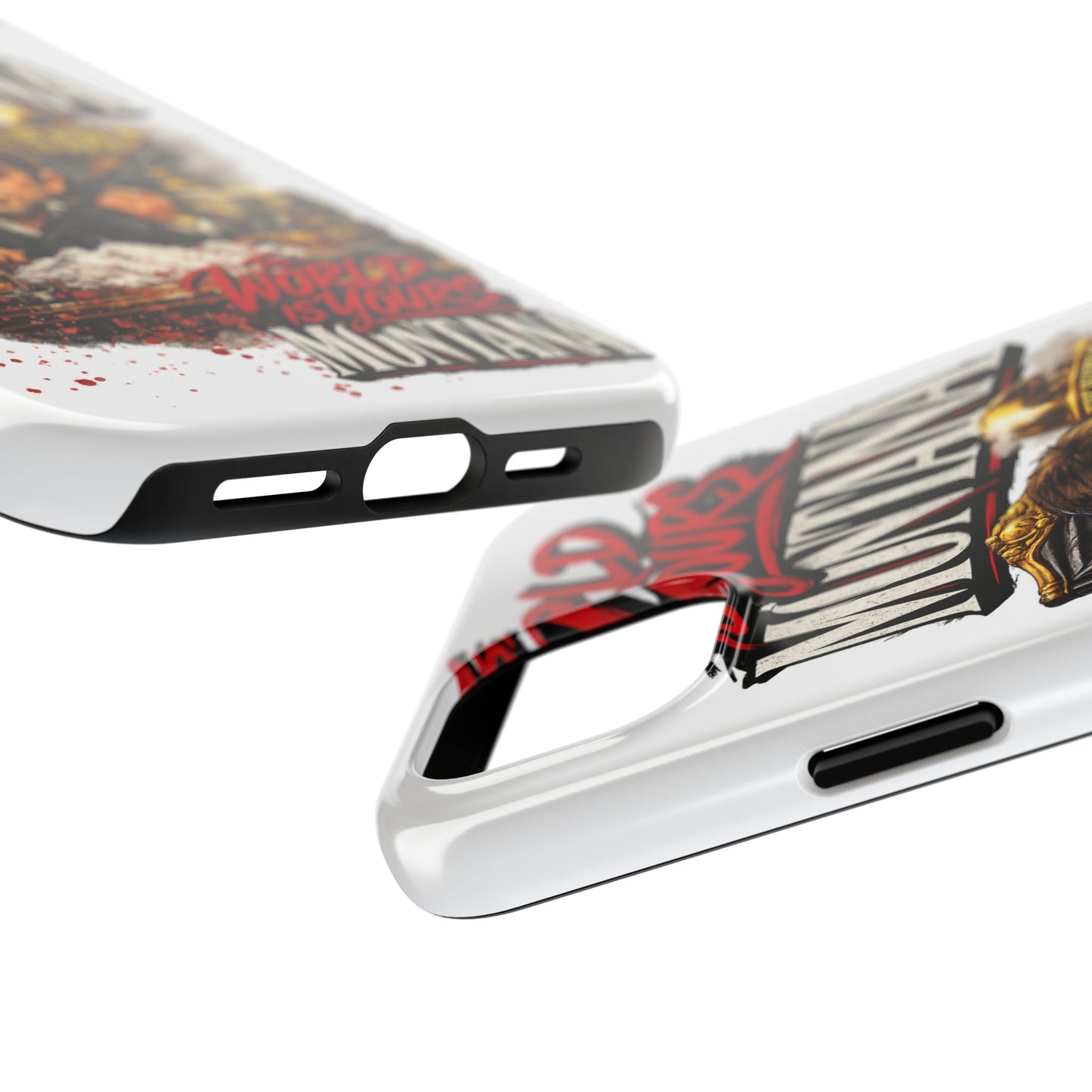 Tony Montana "The World Is Yours" Vintage Caricature Tough Phone Case