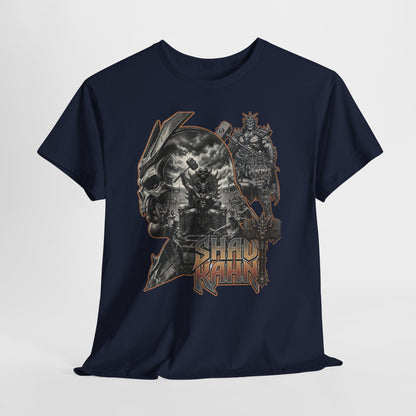 Shao Khan Graphic Tee — Vintage Feudal Japan Warrior Design