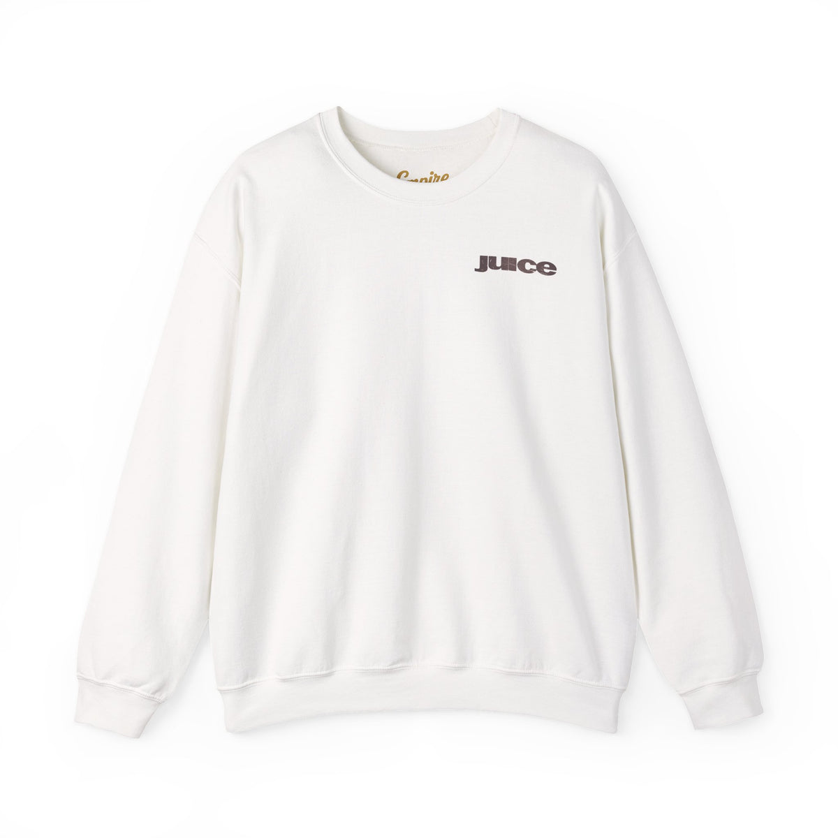 Bishop "Juice" Crewneck Sweatshirt — 'I Am Crazy But You Know What Else I Don’t Give a F**k' Graphic