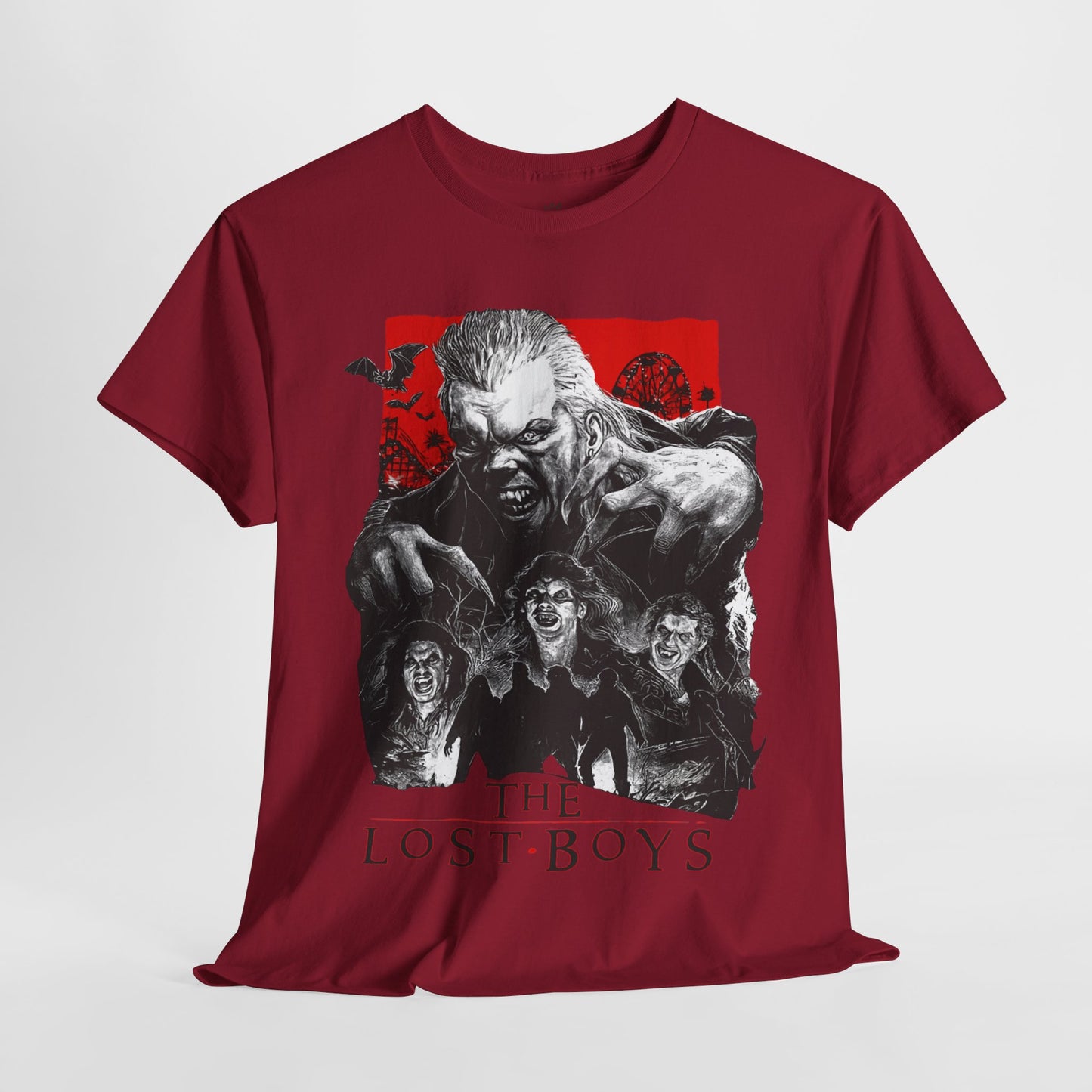 Lost Boys Vintage Graphic Tee, Unisex Cotton T-Shirt, Horror Movie Apparel, Halloween Shirt, Geek Culture Clothing