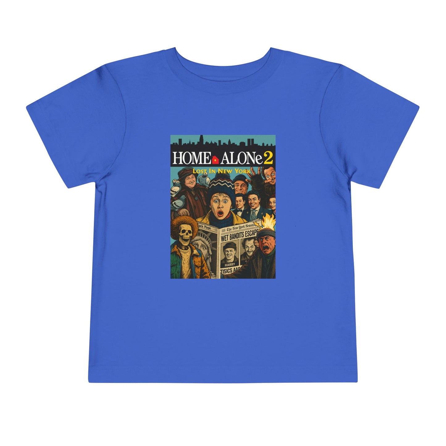 Home Alone 2 Toddler Tee - Fun Kid's Shirt for Movie Fans, Birthday Gift, Playtime, Family Movie Night, Holiday Apparel