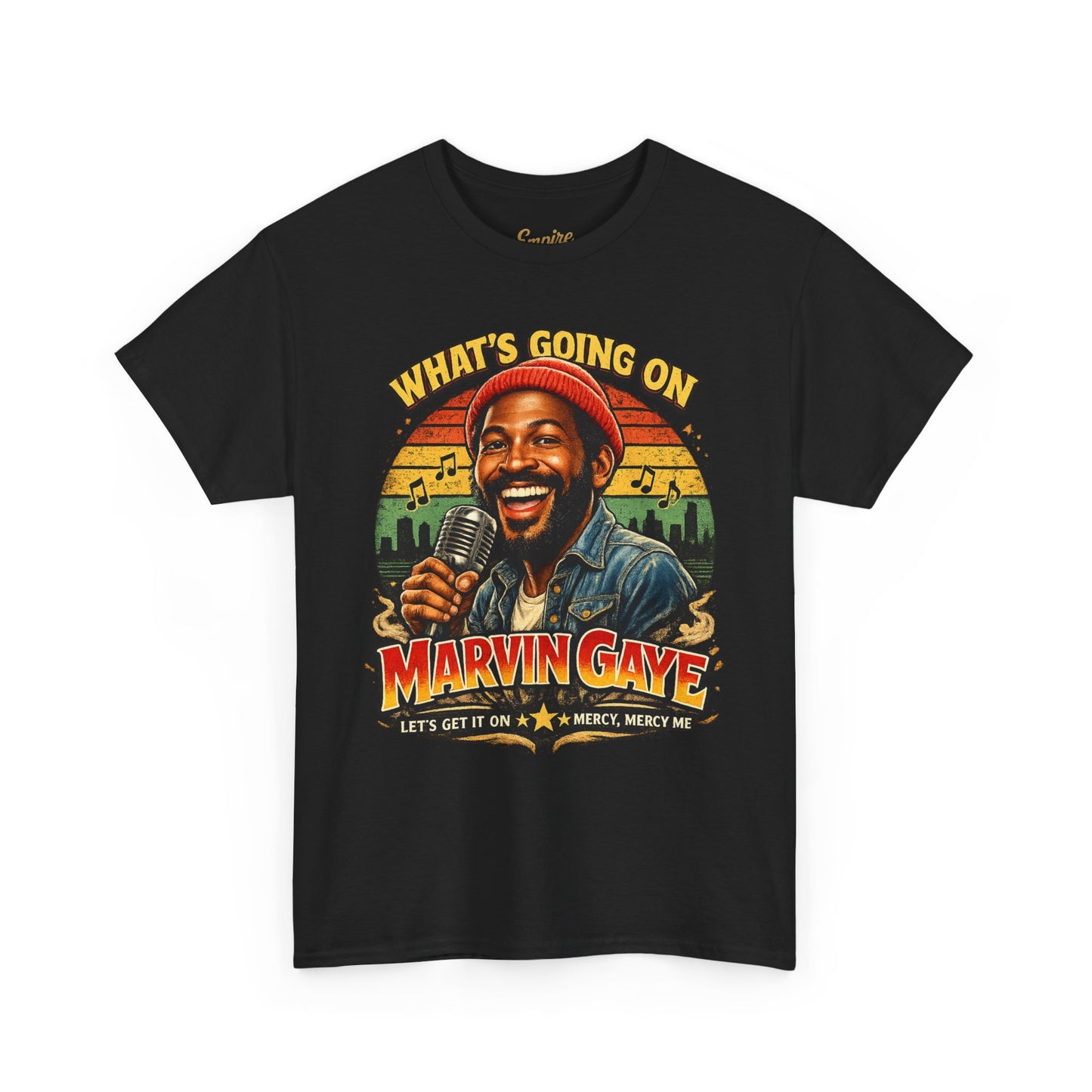 Marvin Gaye Tribute Tee, Vintage Music T-Shirt, Unisex Cotton Tee, Retro Style Shirt, Gift for Music Lovers, Perfect for Concerts
