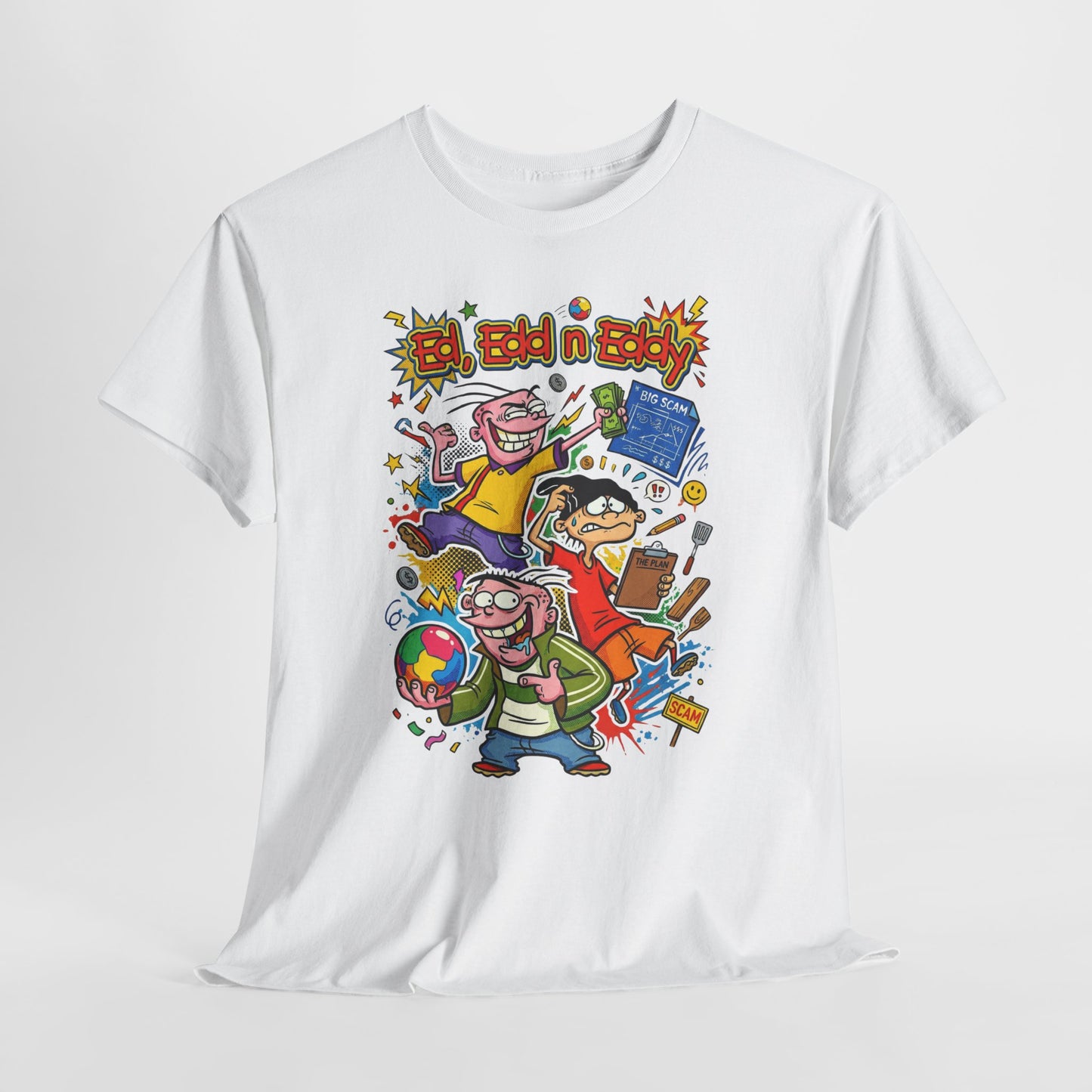 Ed, Edd & Eddy - Funny Cartoon Graphic T-shirt