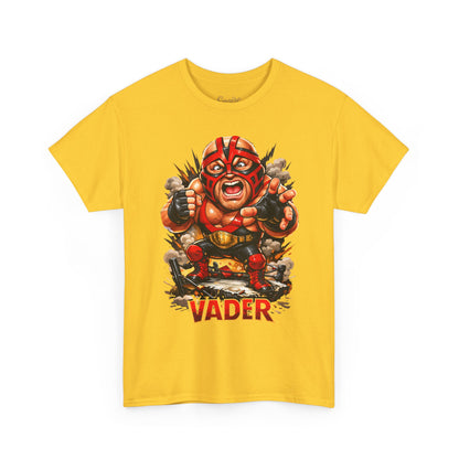 Vader Wrestler Graphic Tee — Retro Cartoon Wrestling T‑Shirt