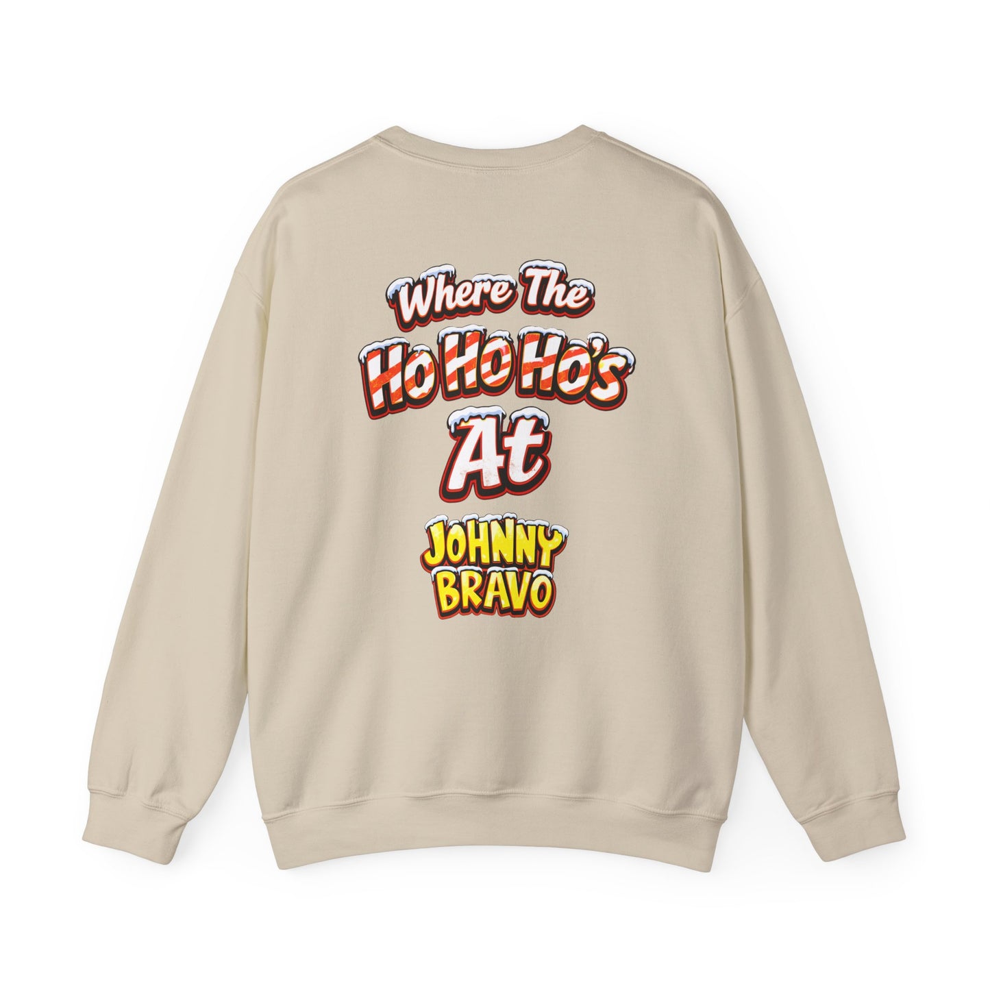 Johnny B 'Sleighin' Hearts' Crewneck Sweatshirt — Where the Ho-Ho-Ho's At