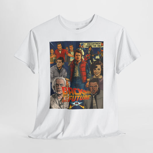 Retro Movie Graphic Tee, Nostalgic Unisex T-Shirt, Perfect for Back to the Future Fans, Casual Wear, Gift for Movie Lovers, Vintage Style