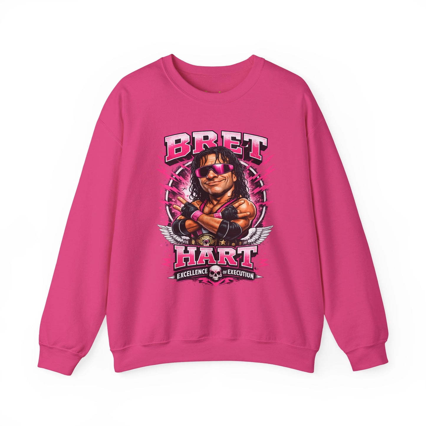 Bret Hart Crewneck Sweatshirt — "I Am The Best There Is" Retro Wrestling Pullover