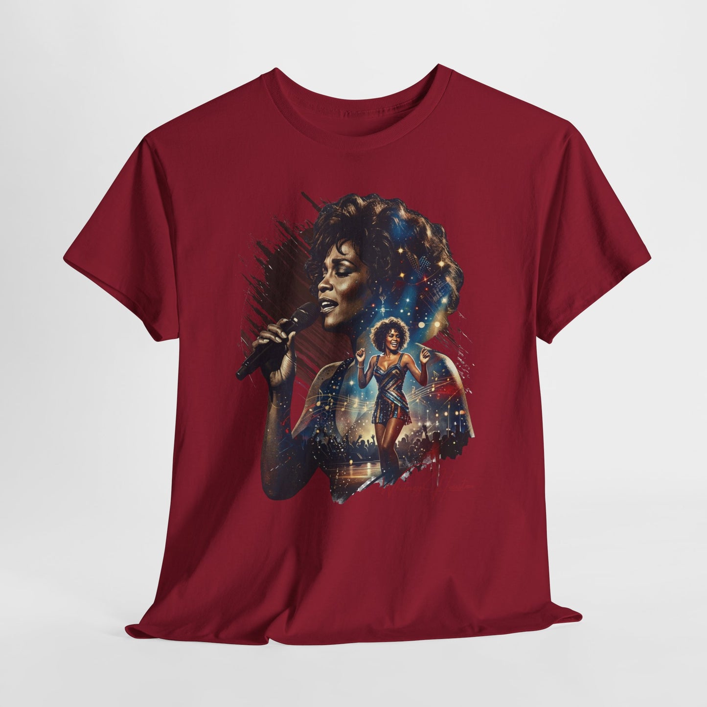 Whitney Houston Tribute Unisex Heavy Cotton Tee