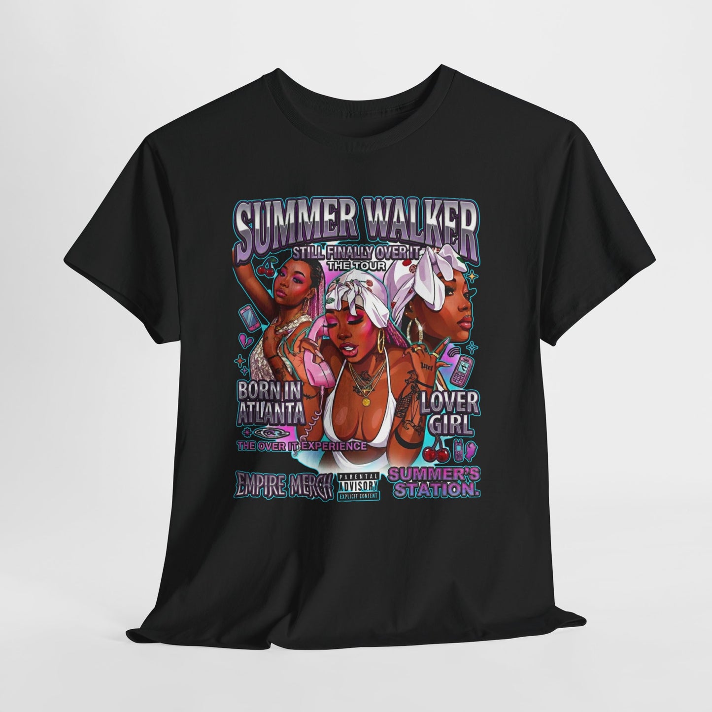 Summer Graphic Tee — "Born in Atlanta" Soulful R&B Tribute Shirt