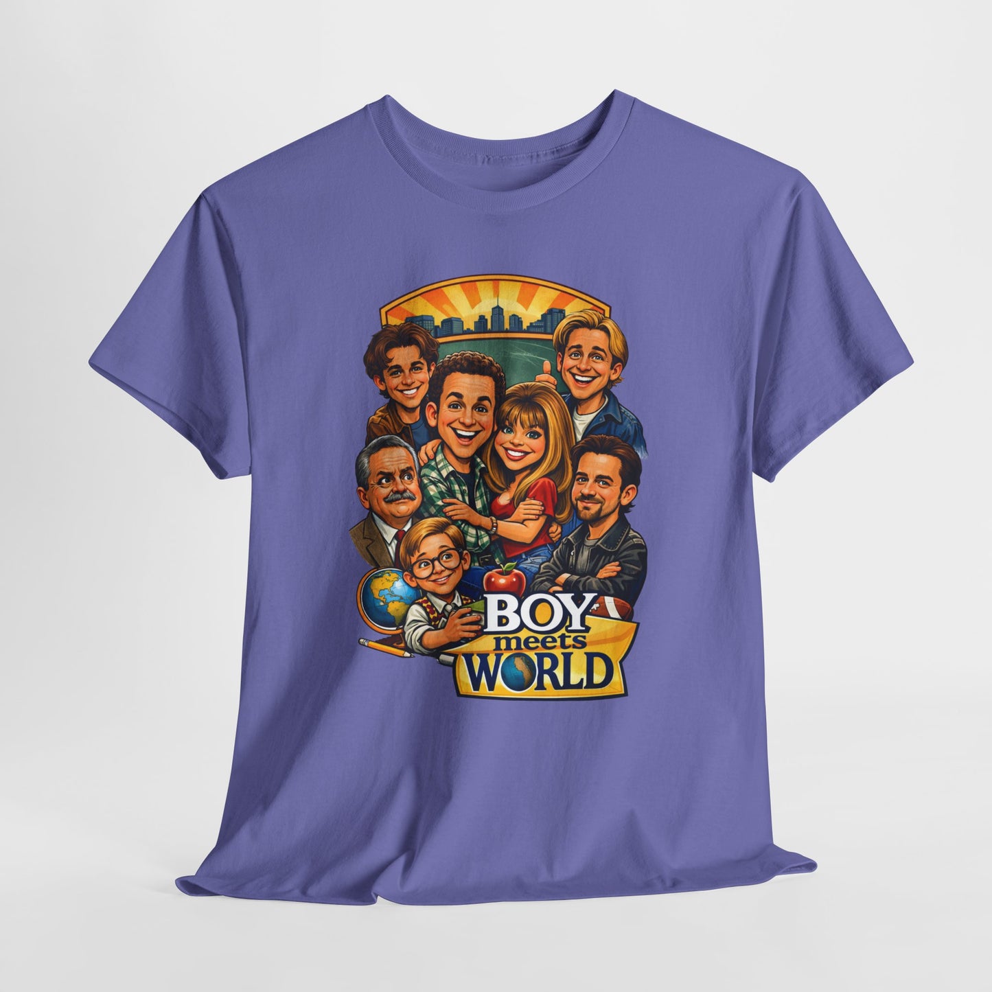 'Boy Meets World' Retro Cast Caricature Tee