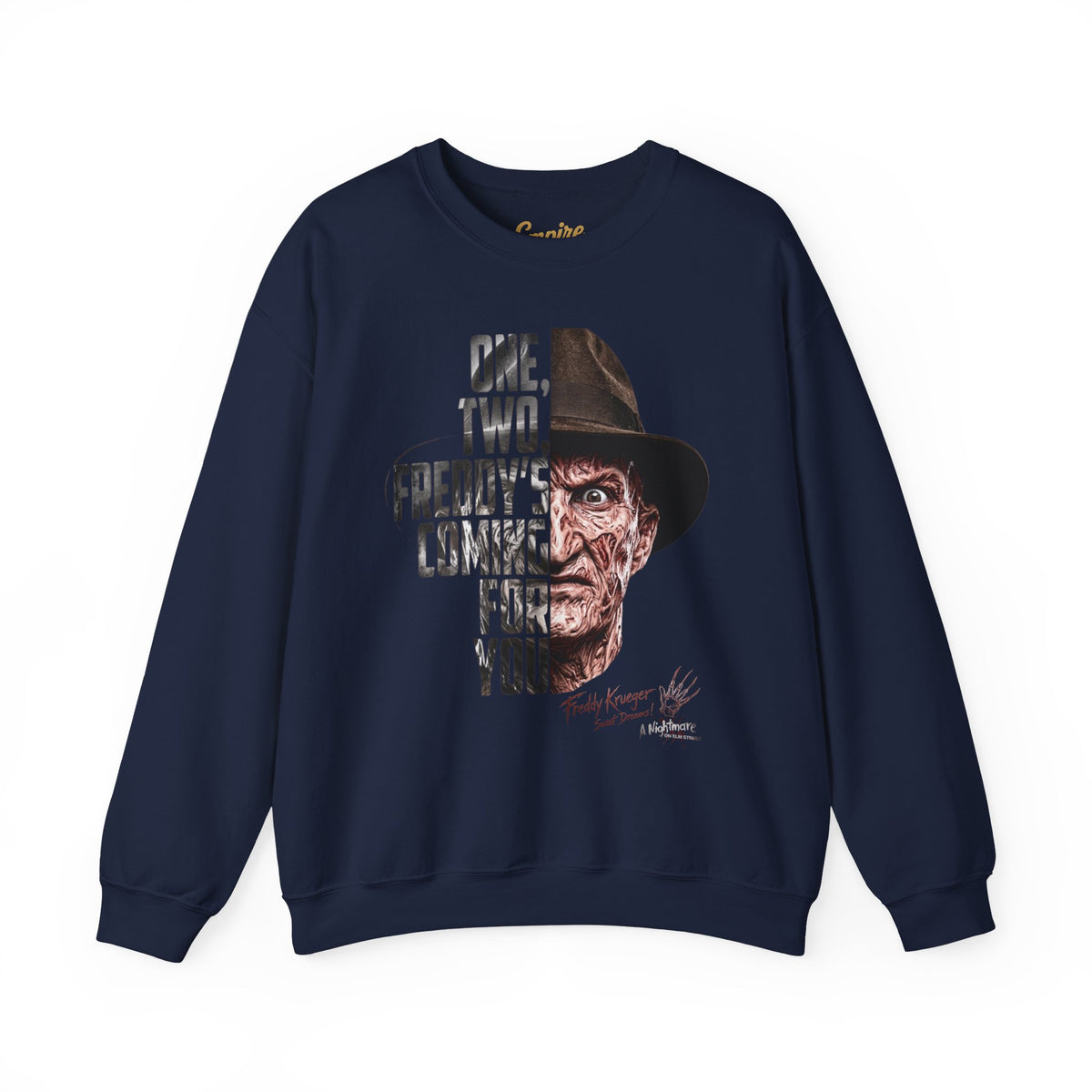 Freddy Krueger 'One, Two, Freddy's Coming For You' Crewneck Sweatshirt