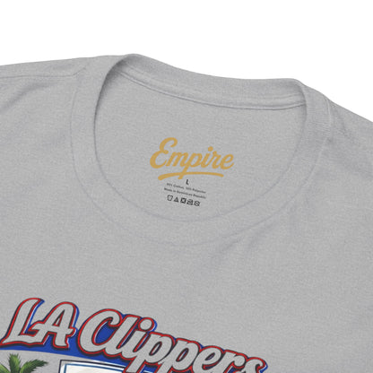 LA Clippers Cartoon Roster Tee — "The Knuckleheads" Team Graphic T-Shirt
