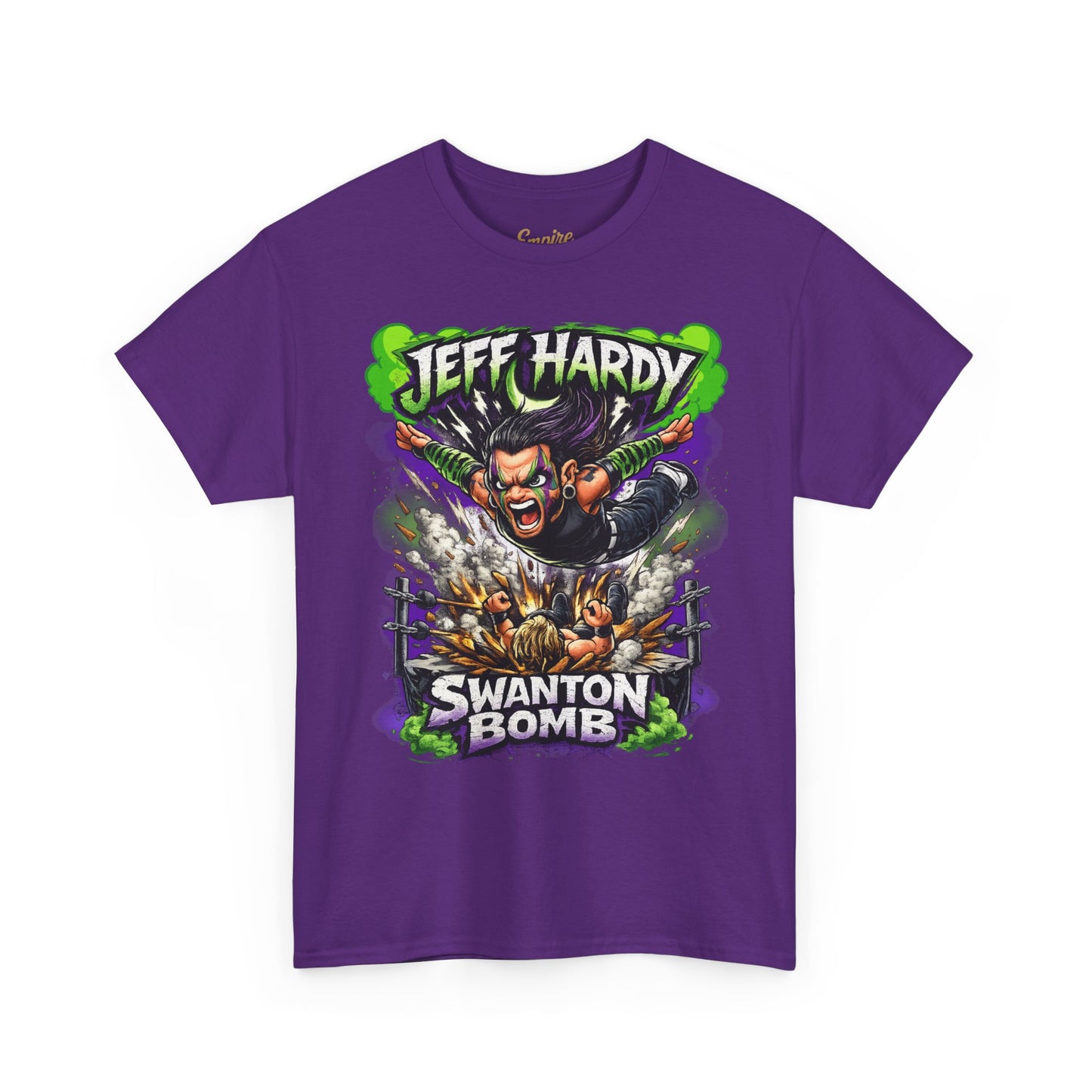 "Swanton Bomb" Graphic Tee — Pro Wrestler Vintage-Style Wrestling Shirt